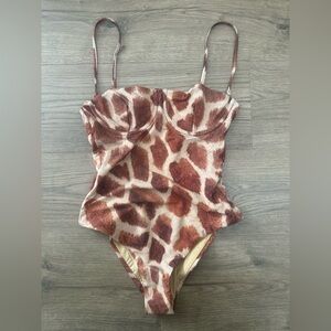 Revolve Beaded Cooper in Giraffe Swim